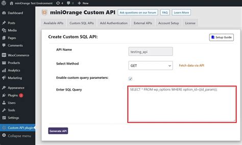 Getting started with custom SQL queries for WordPress .